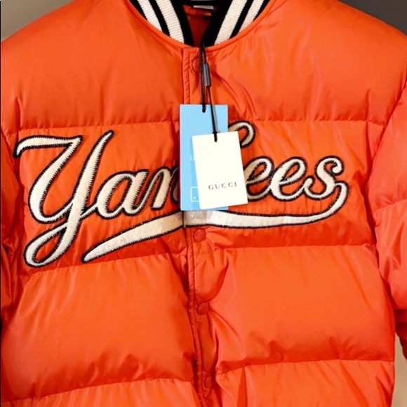Gucci Yankees Collab Bomber Jacket - Picture 2 of 3